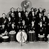 Bild1244 ca. 1970 Fanfarenzug (Musikzug) Bleidenstadt 1 Helmut Hölzel, 2 Klaus Drill, 3 Karl-Heinz Klein, 4 Edwin Hagedorn, 5 Norbert Kerner 6 Ludwig Magerl, 7 Manfred...