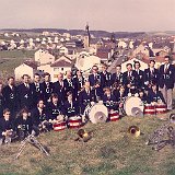 Bild1245 ca. 1970 Fanfarenzug (Musikzug) Bleidenstadt 1 Helmut Hölzel, 2 Klaus Drill, 3 Karl-Heinz Klein, 4 Edwin Hagedorn, 5 Norbert Kerner 6 Ludwig Magerl, 7 Manfred...