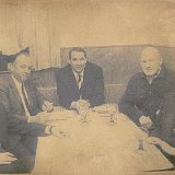 Image2039 vlnr: Helmut Mehler, Henning Clausen, Hans Giesen, Jakob Harz, Wilhelm Gehm